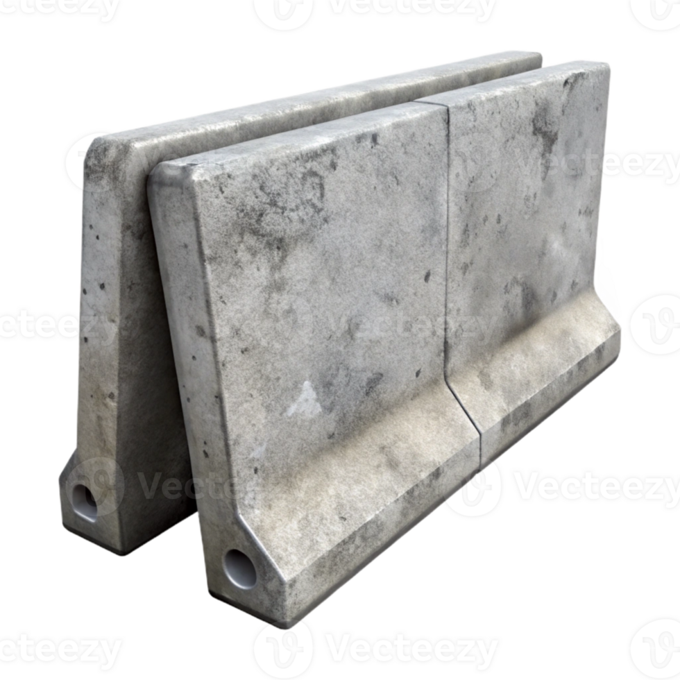 stunning rustic Concrete Barrier Texture Rough Surface Transparent Background png