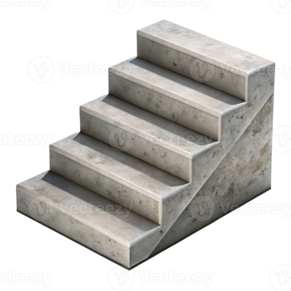 impressive minimalist Concrete Steps Geometric Pattern Transparent Element high quality png