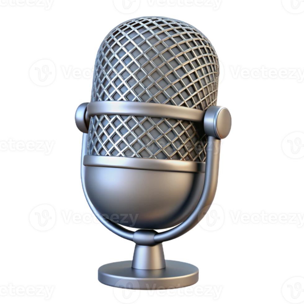 stunning modern Condenser Microphone Grill Pattern Close Up Transparent Background genuine png