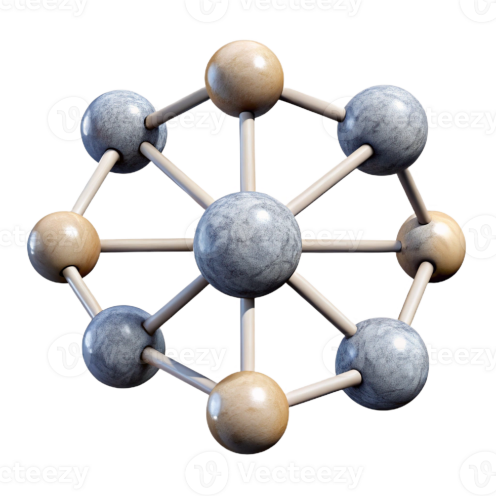 stunning creative Connected Nodes Network Transparent Background high quality png