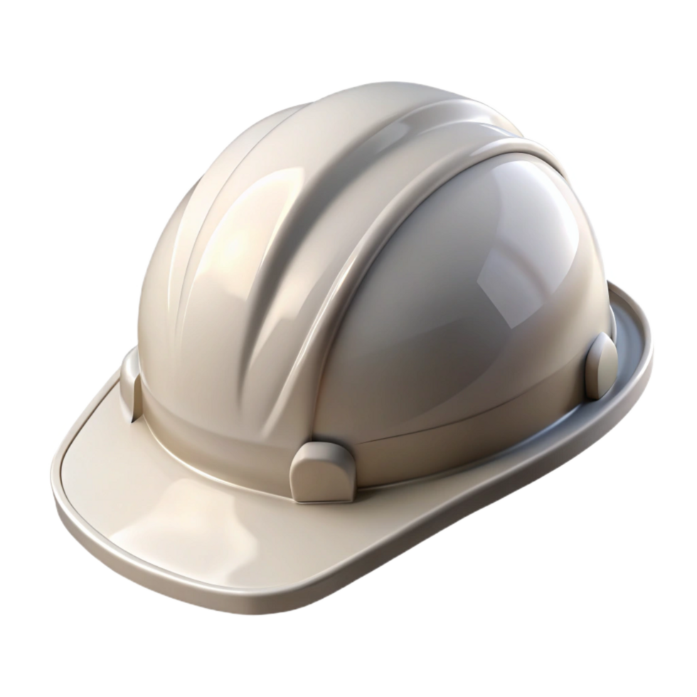 serene artistic Construction Helmet White Front View Transparent high resolution png