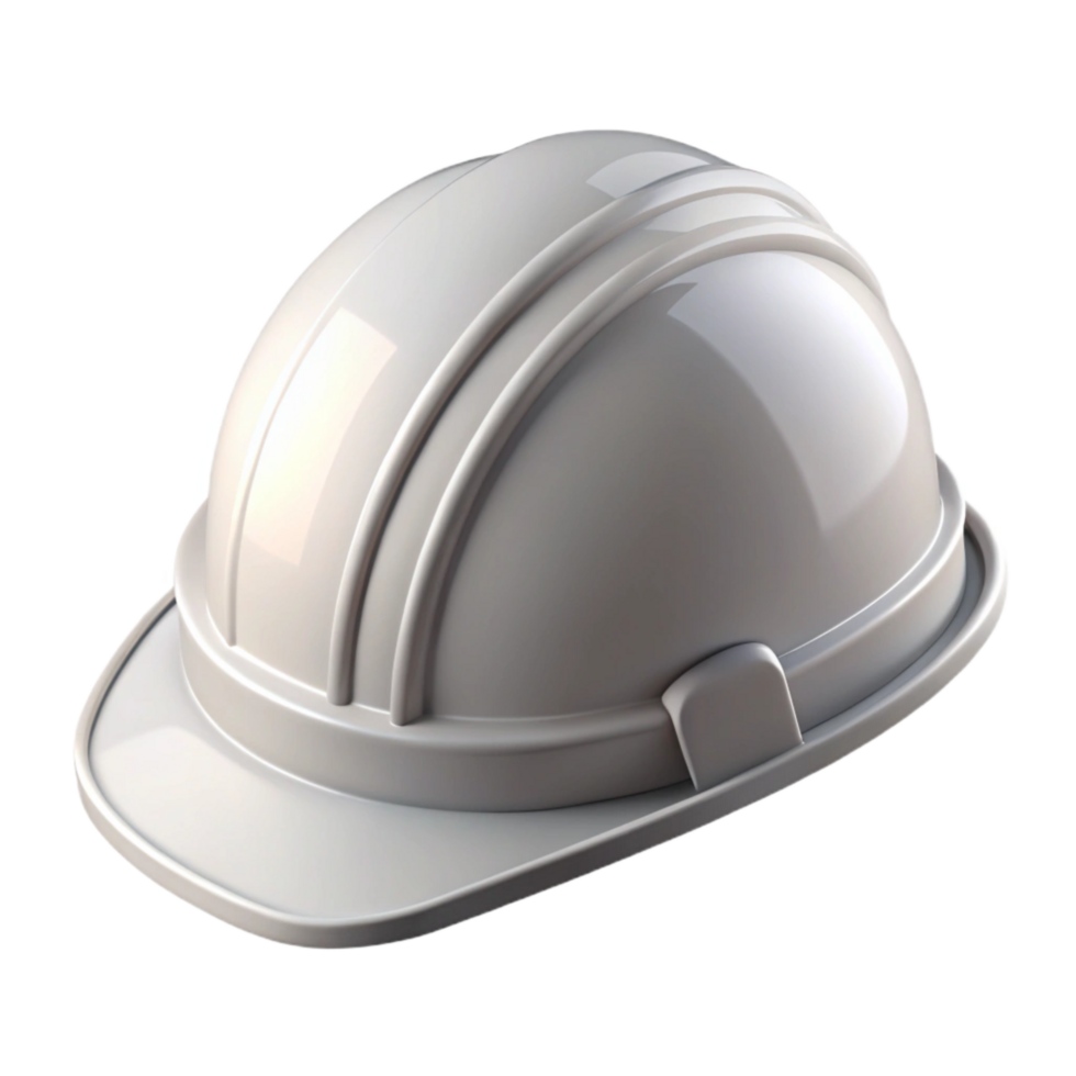 elegant rustic Construction Helmet White Front View Transparent original png