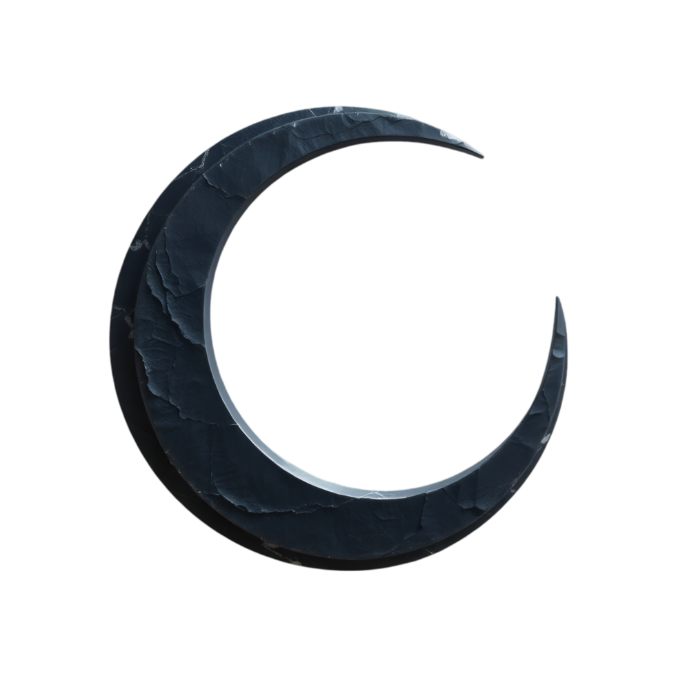 a crescent moon isolated png