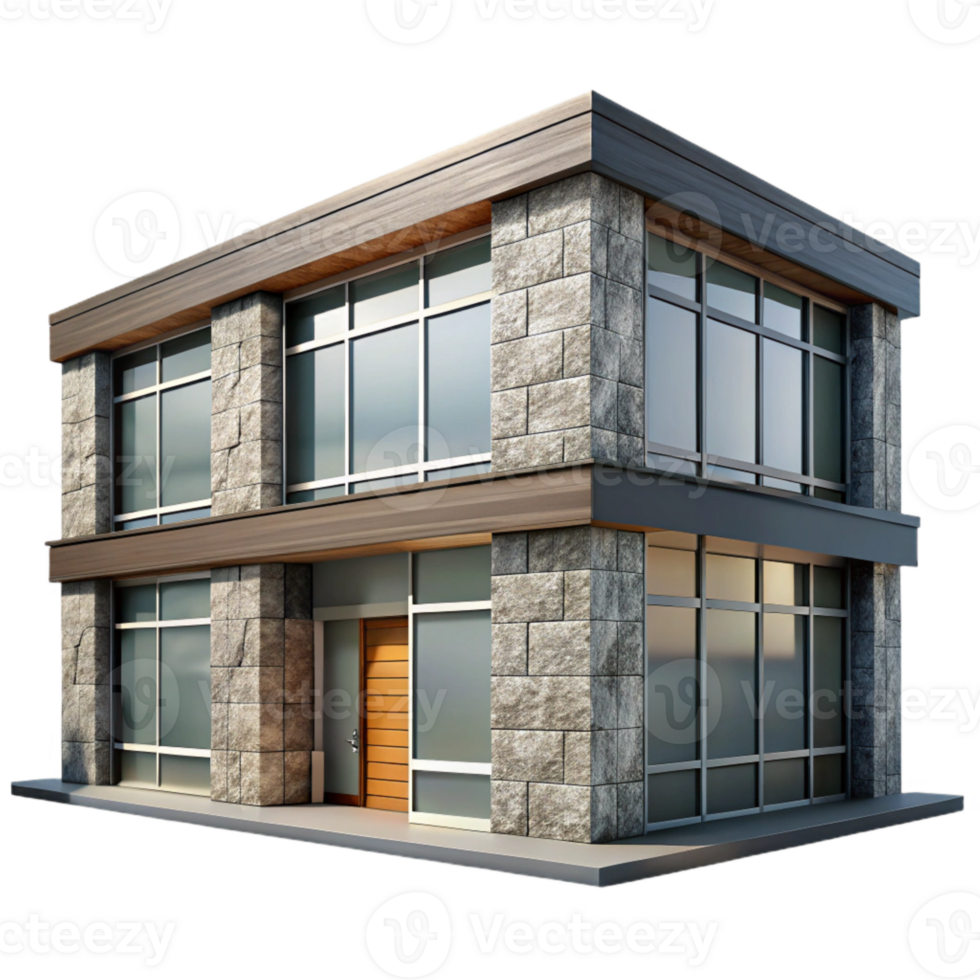 elegant artistic Contemporary Building Facade Stone Cladding Transparent authentic png