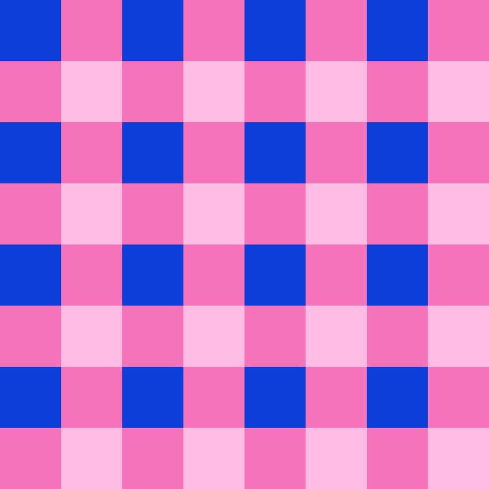 Pink Navy Gingham Seamless pattern vector