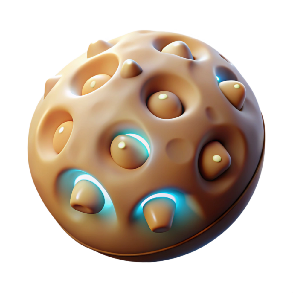 extraordinary creative Cookie Lighting Pattern Isolated genuine png