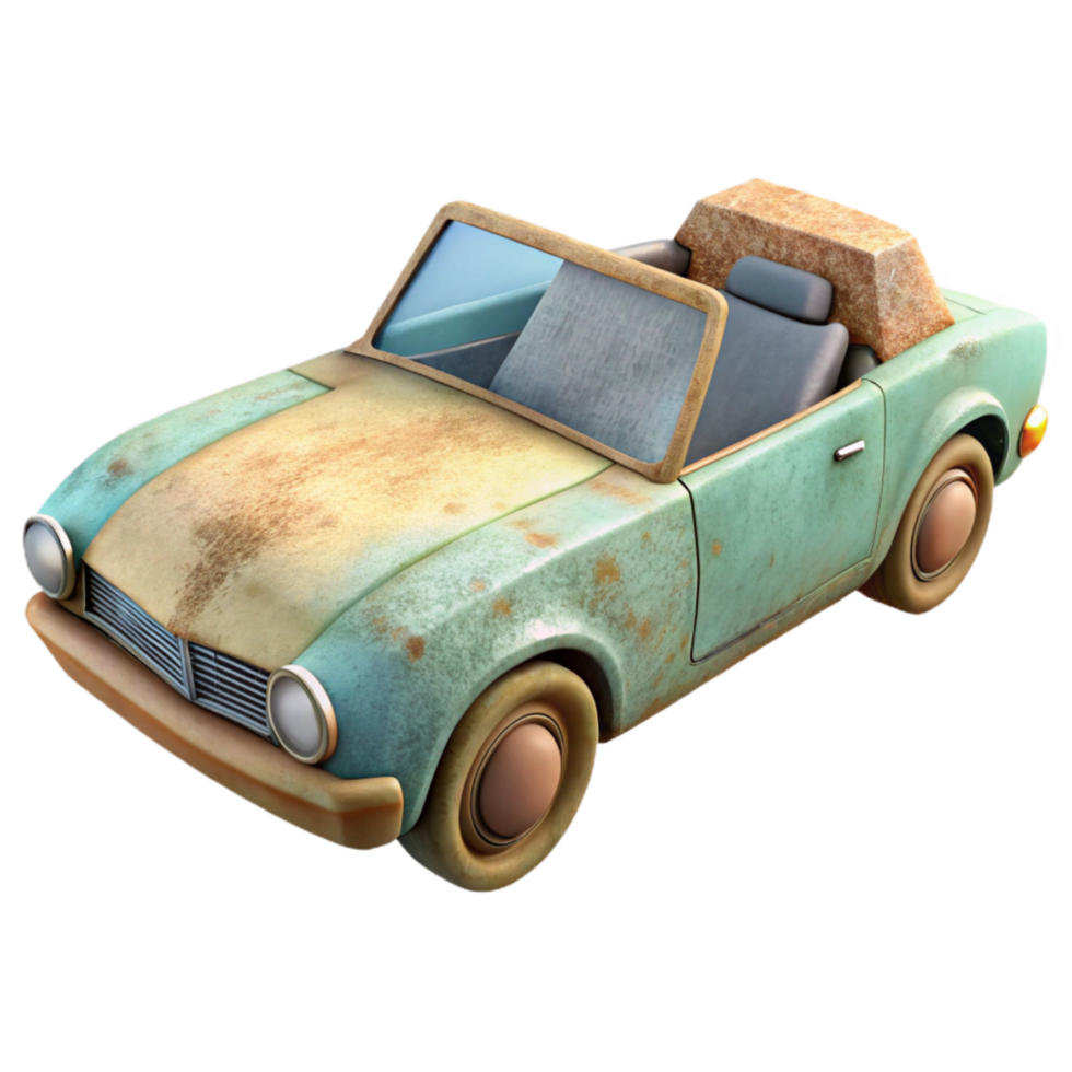 wonderful contemporary Convertible with Windshield Wipers Isolated detailed png