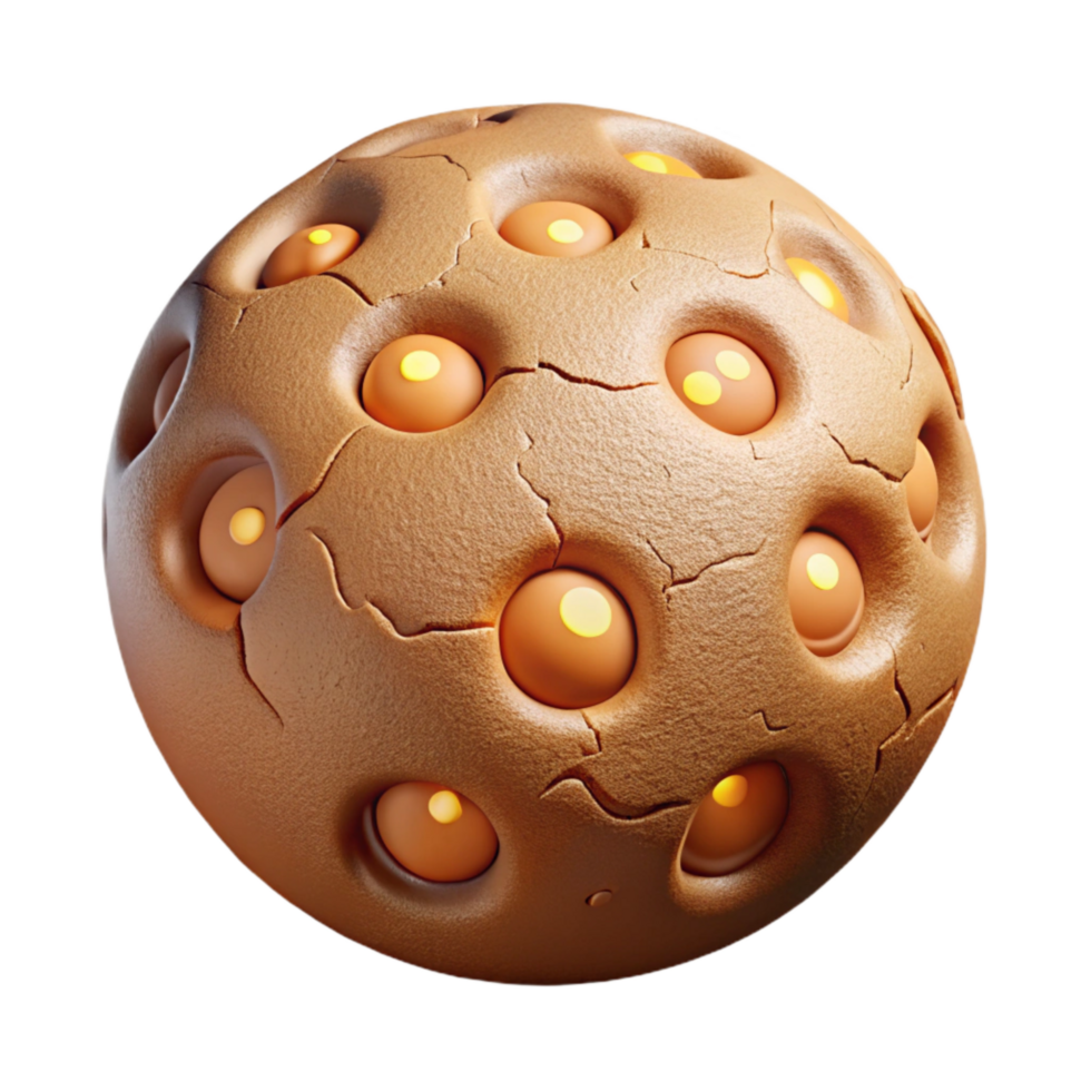 elegant creative Cookie Lighting Pattern Isolated original png