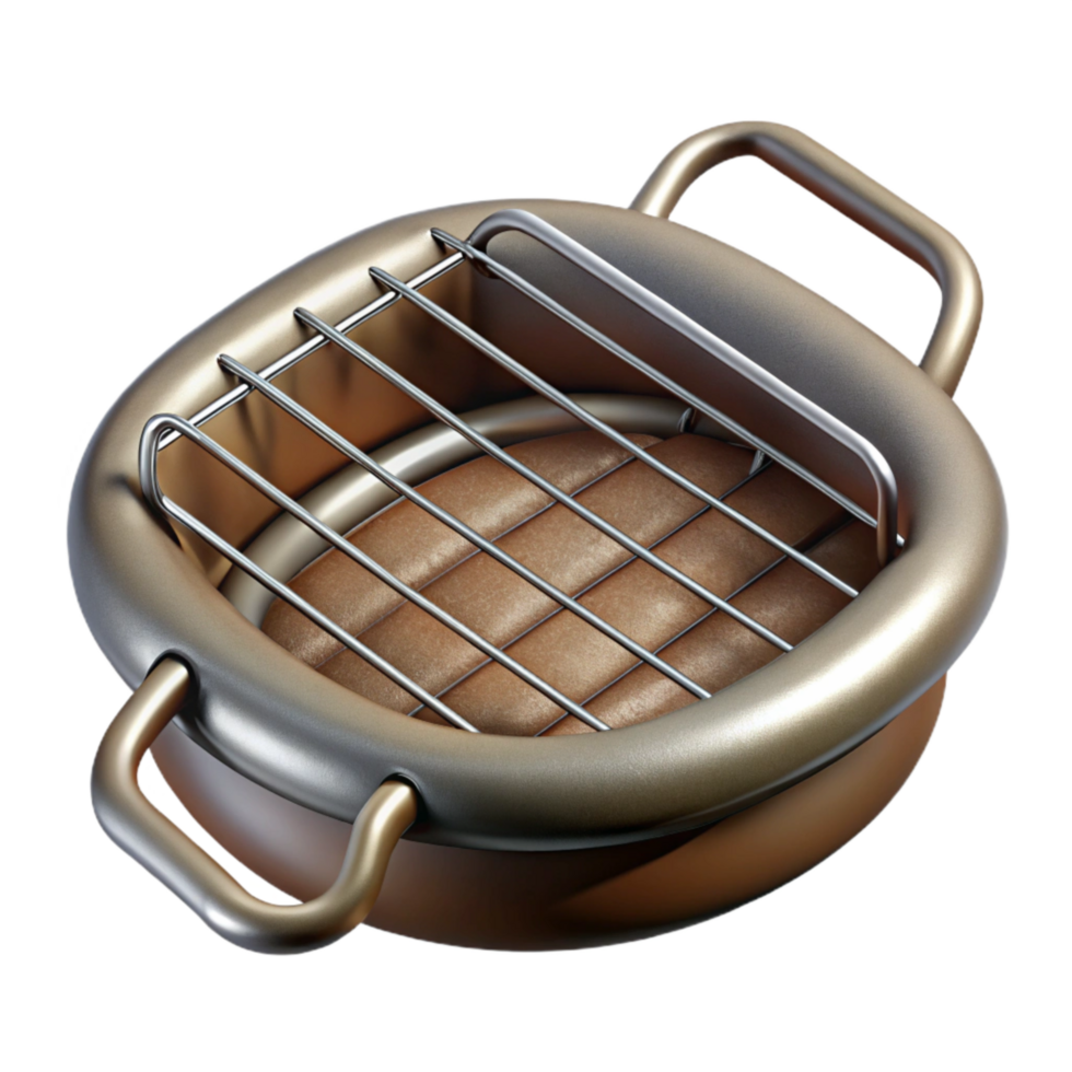 beautiful rustic Cooking Grid Metal Transparent Background authentic png