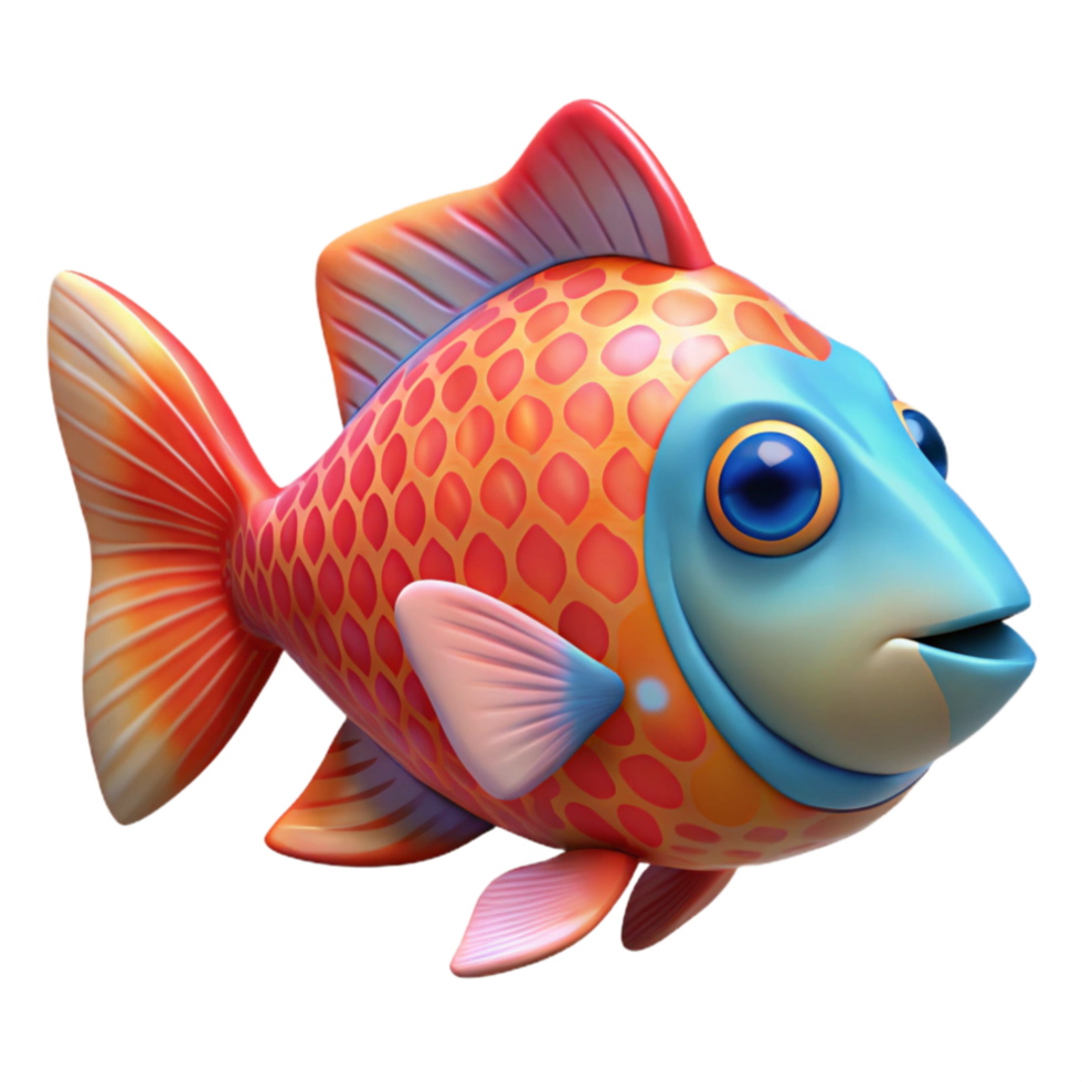 elegant classic Coral Reef Fish Vibrant Colors Transparent Background genuine png