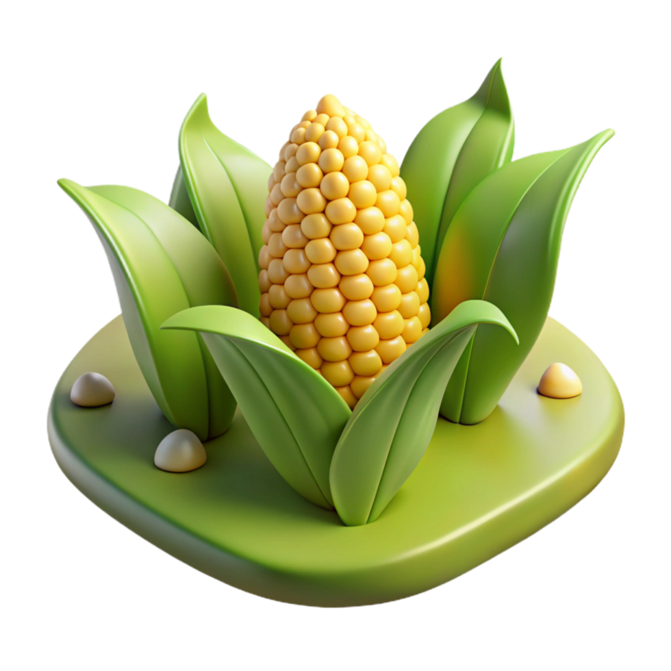 serene abstract Corn Field Landscape Transparent authentic png