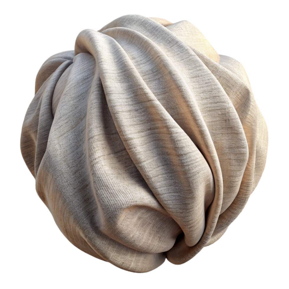 elegant rustic Cotton Fabric Texture Background Isolated professional png