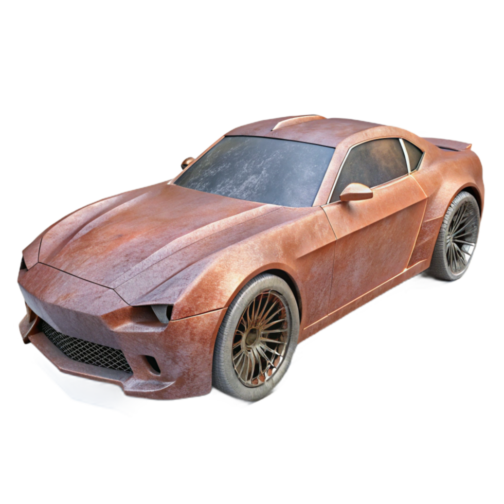 beautiful contemporary Coupe with Body Kit Cutout premium png