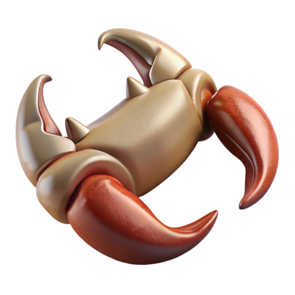 elegant modern Crab Claw Open Isolated professional png
