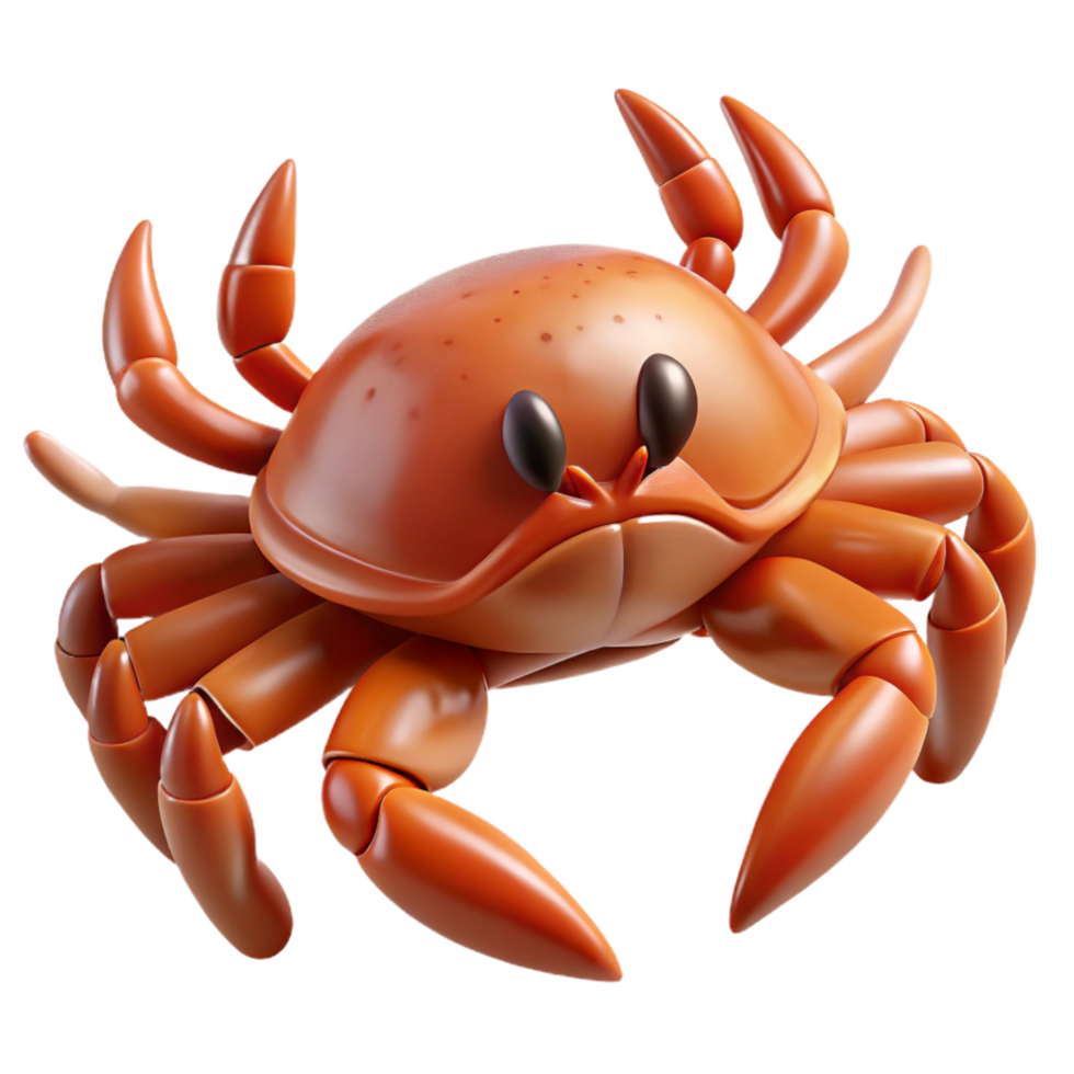 impressive traditional Crab Scuttling Transparent Background premium png
