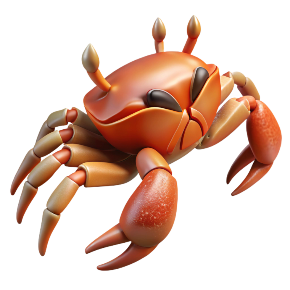 impressive rustic Crab Scuttling Transparent Background original png