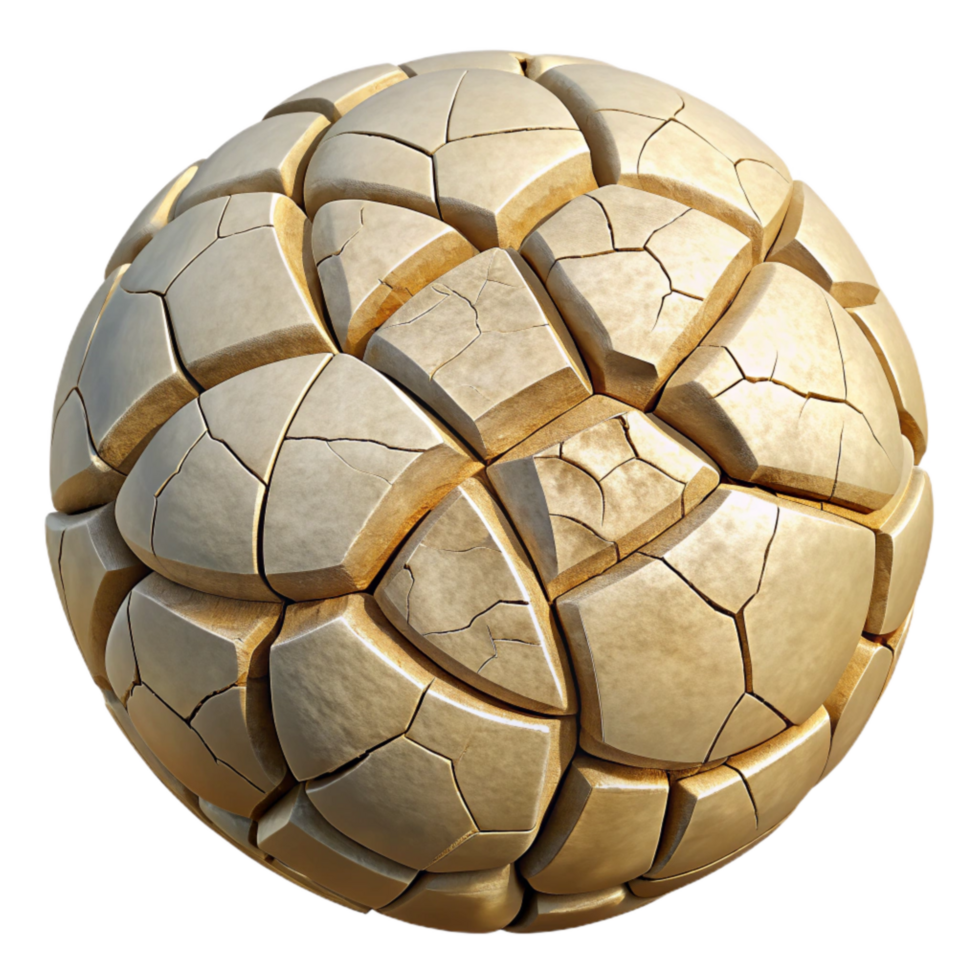 stunning traditional Cracked Ceramic Tile Restoration Closeup Isolated high quality png
