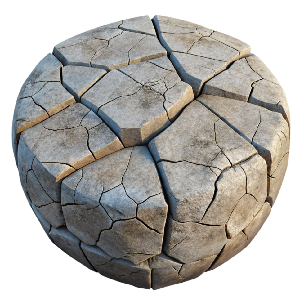 beautiful classic Cracked Concrete Texture Transparent Background Cutout high resolution png