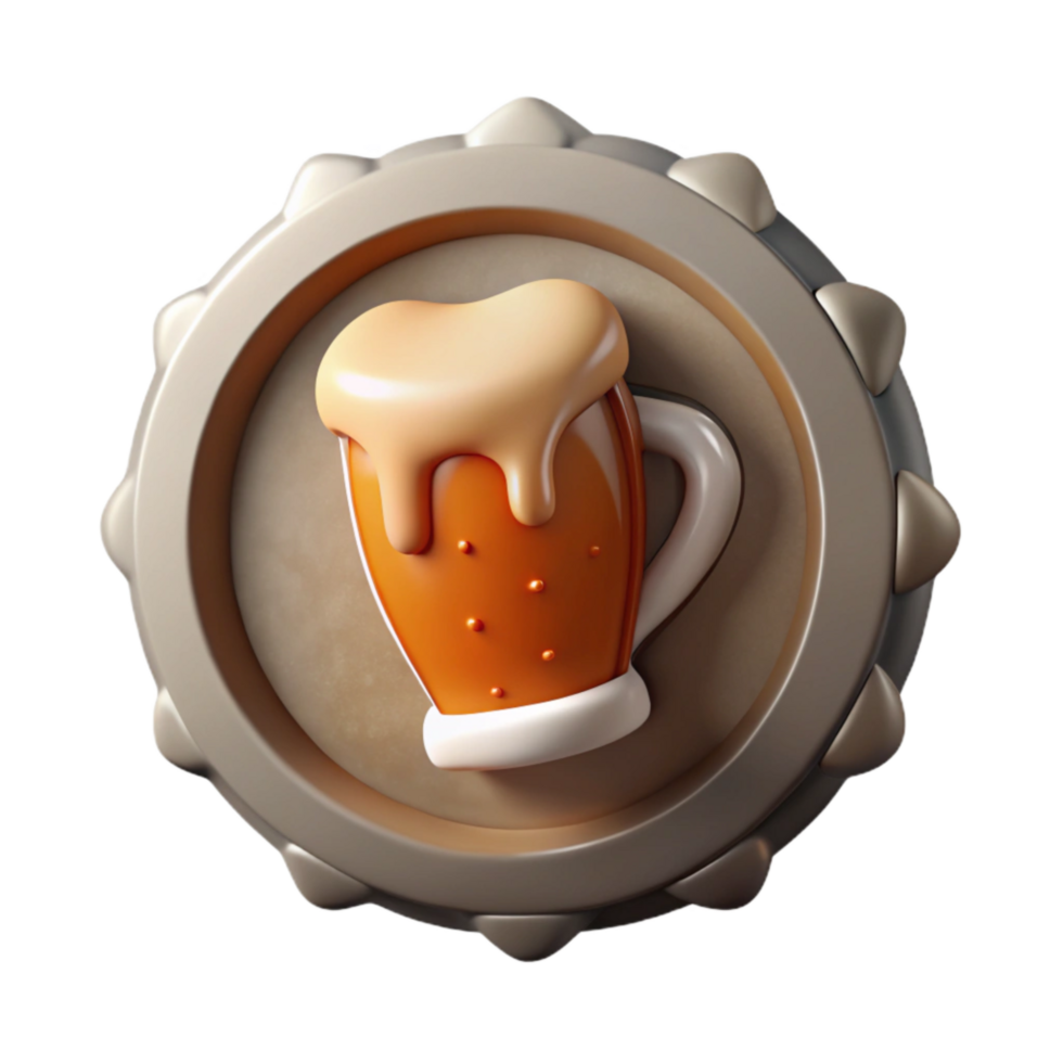 stunning traditional Craft Beer Logo with Custom Design Isolated high resolution png