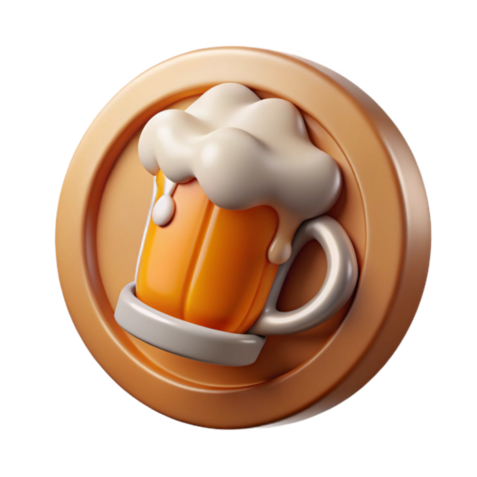 stunning modern Craft Beer Logo with Custom Design Isolated authentic png