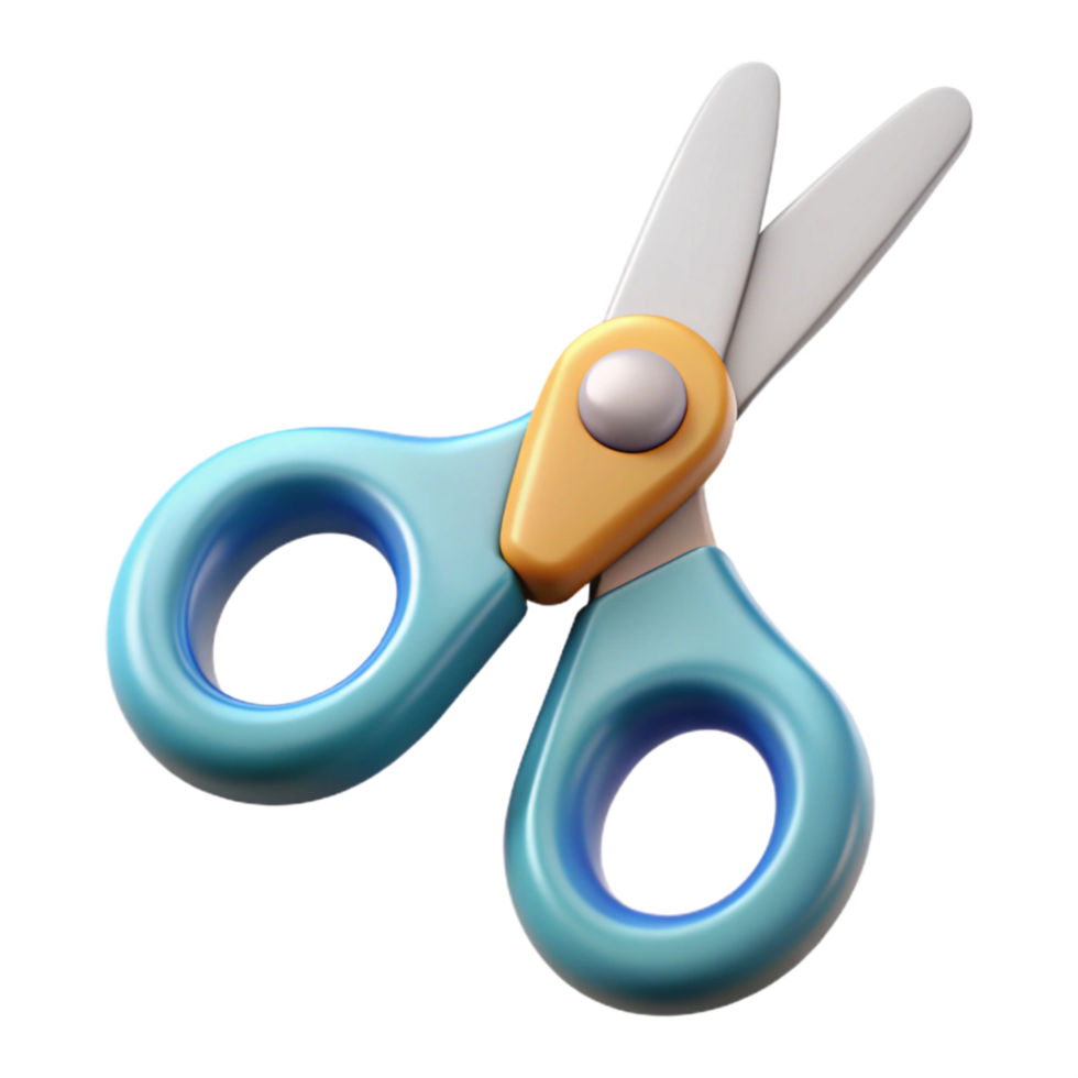 magnificent abstract Craft Scissors Open Transparent Background png
