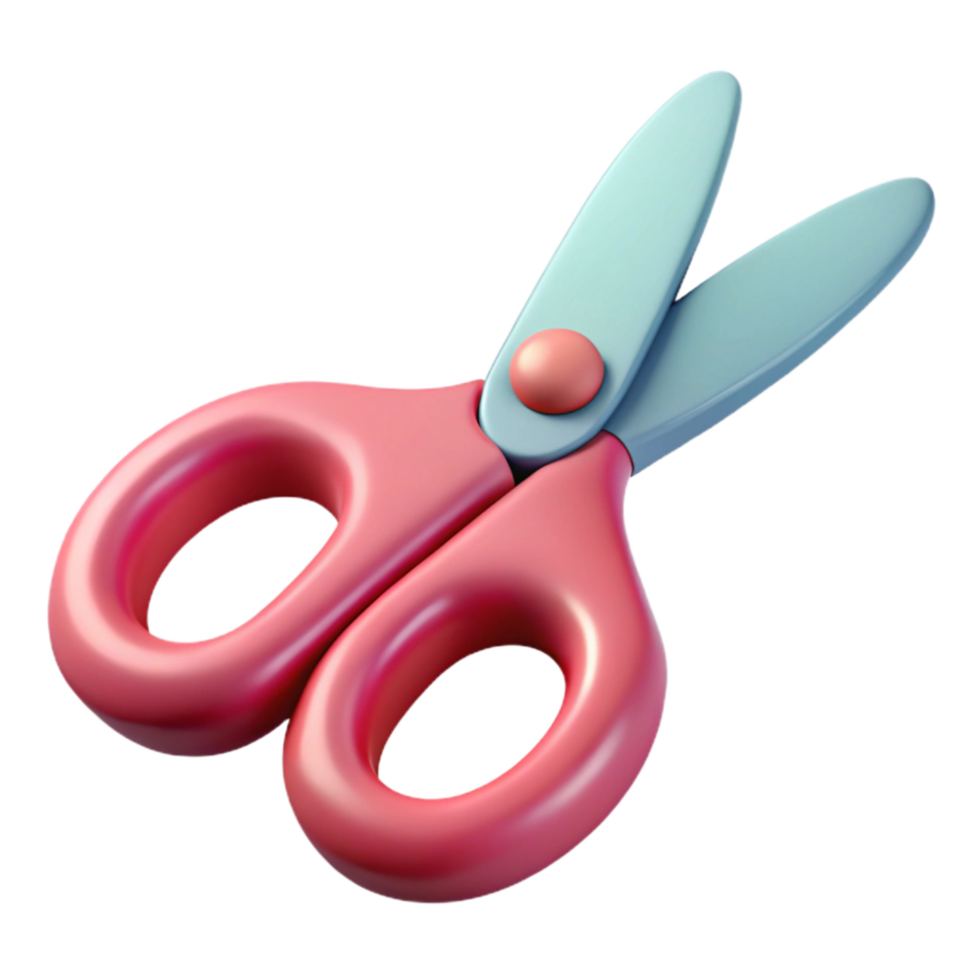 magnificent abstract Craft Scissors Pink Handle Cutout Element genuine png