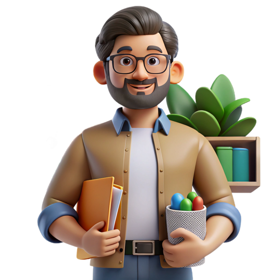 magnificent rustic Creative Director with Team and Mood Board Cutout original png