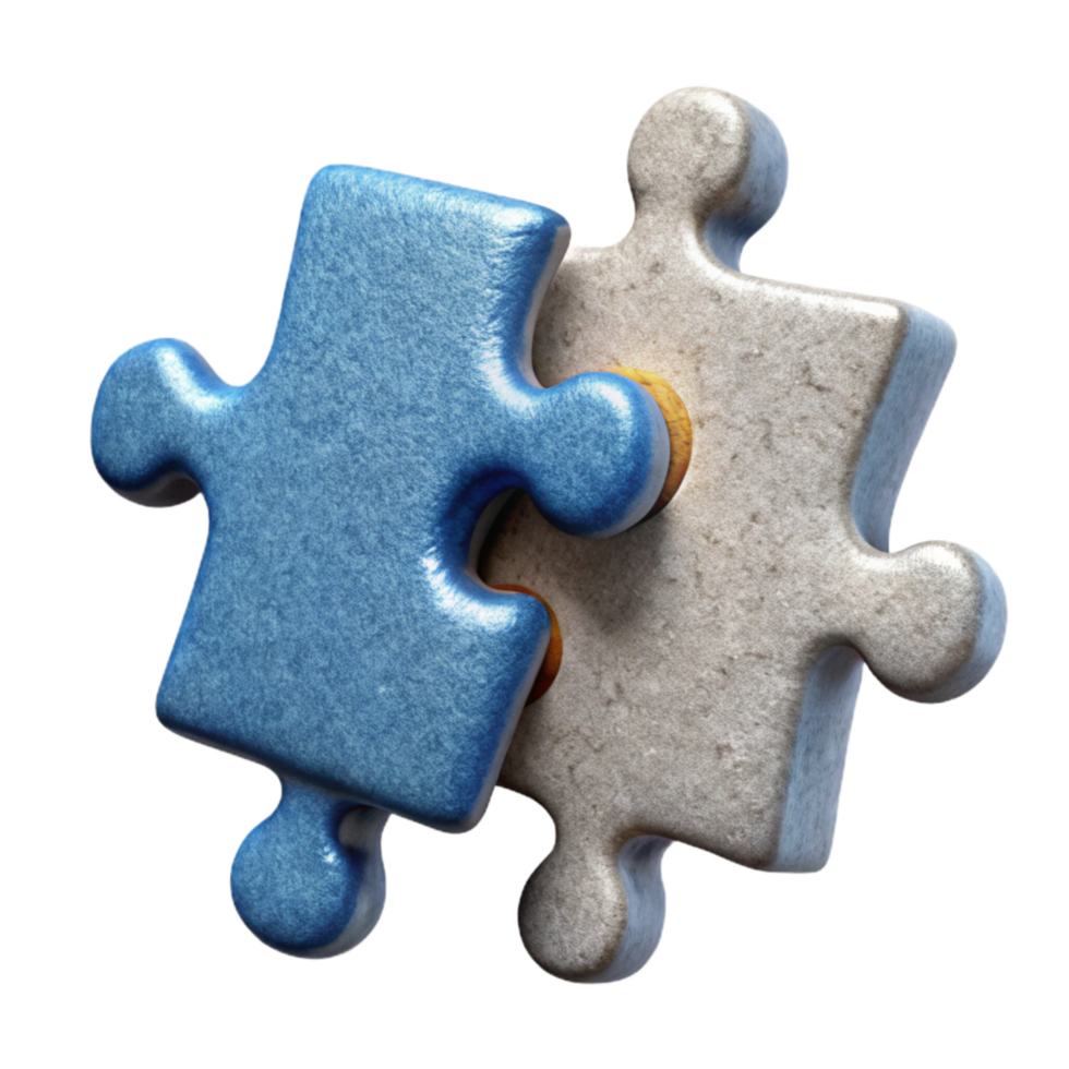 beautiful artistic Creative Problem Solving Puzzle Pieces Isolated genuine png