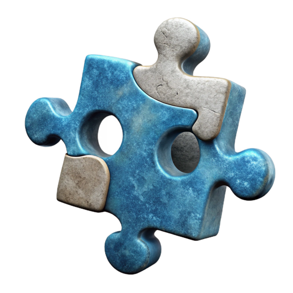 elegant traditional Creative Problem Solving Puzzle Pieces Isolated professional png