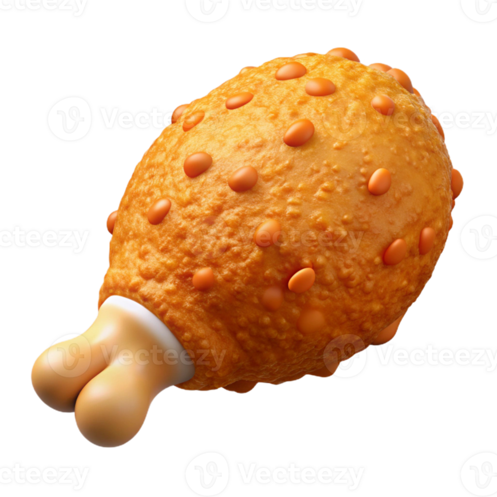 vibrant traditional Crispy Fried Chicken Golden Brown Isolated high resolution png