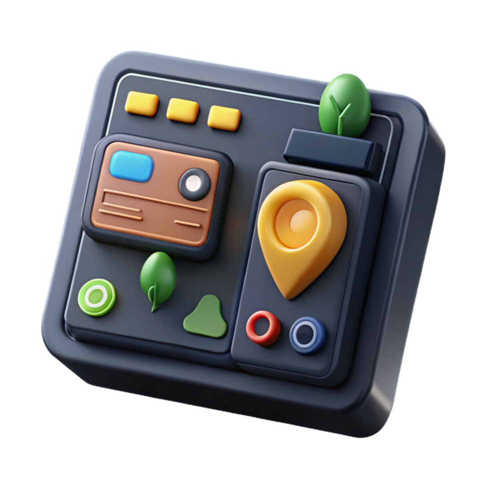 serene classic Crop Monitoring Software Interface Dark Mode Transparent Background png