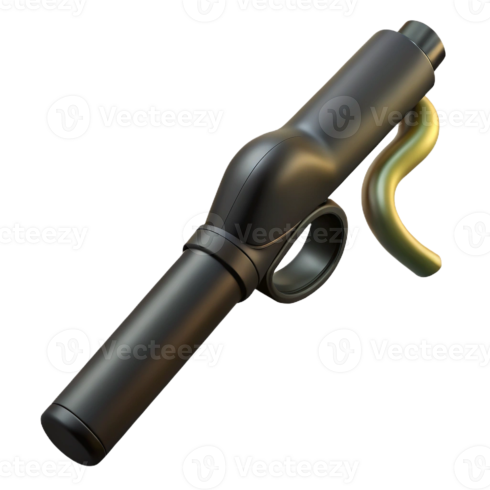 magnificent contemporary Curling Iron Black Ceramic Isolated on Transparent Background genuine png