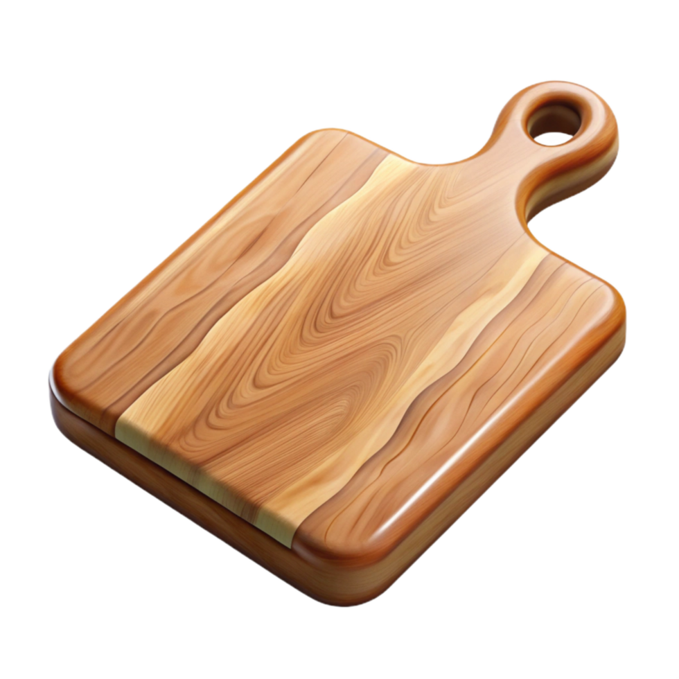 dramatic contemporary Cutting Board Wooden Rectangular Cutout Element high resolution png