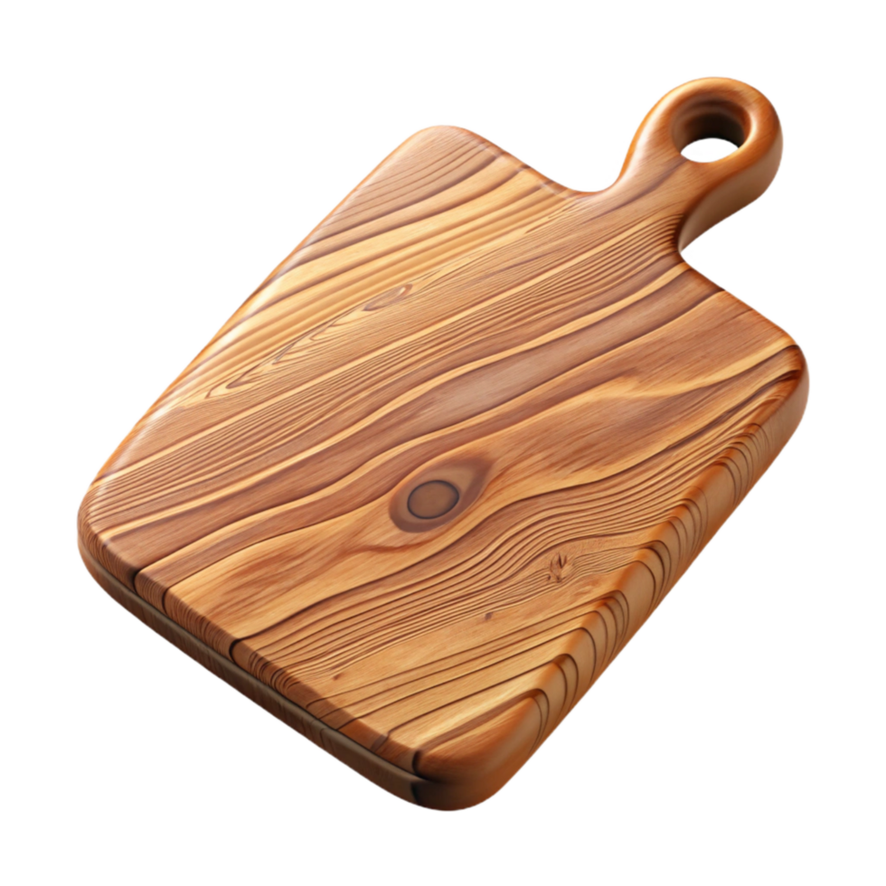 elegant creative Cutting Board Wooden Texture Cutout premium png