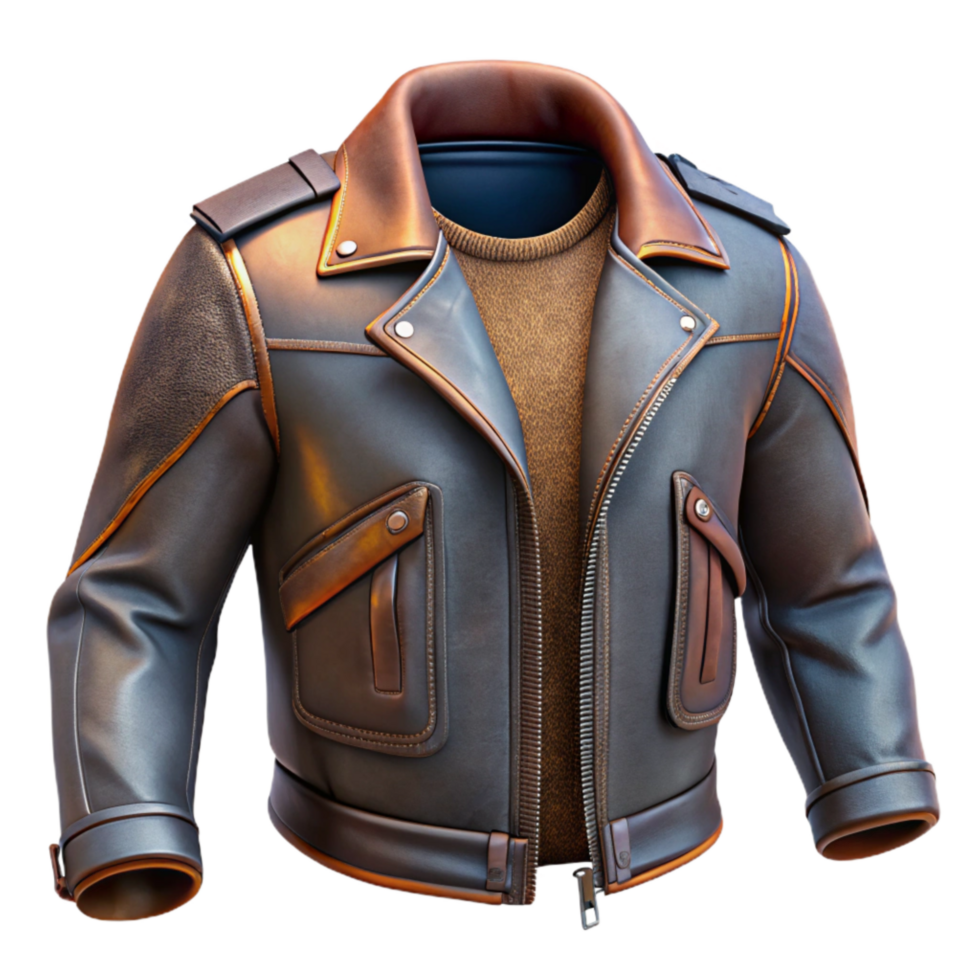 Cyberpunk Jacket Leather Texture Isolated Element png