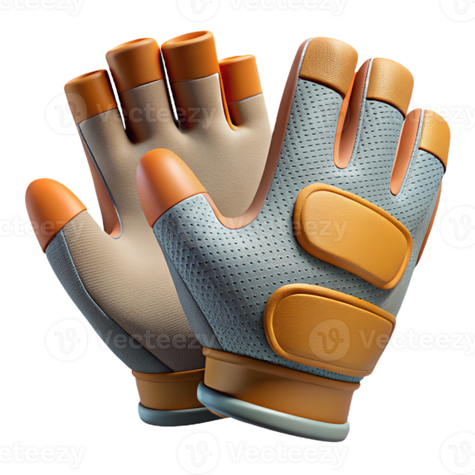 impressive rustic Cycling Gloves Velcro Closure Cutout exclusive png