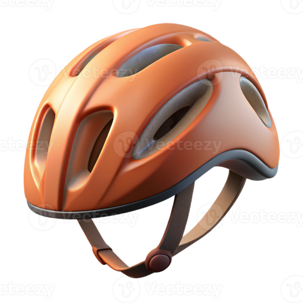 beautiful vintage Cycling Helmet Rear View Isolated premium png