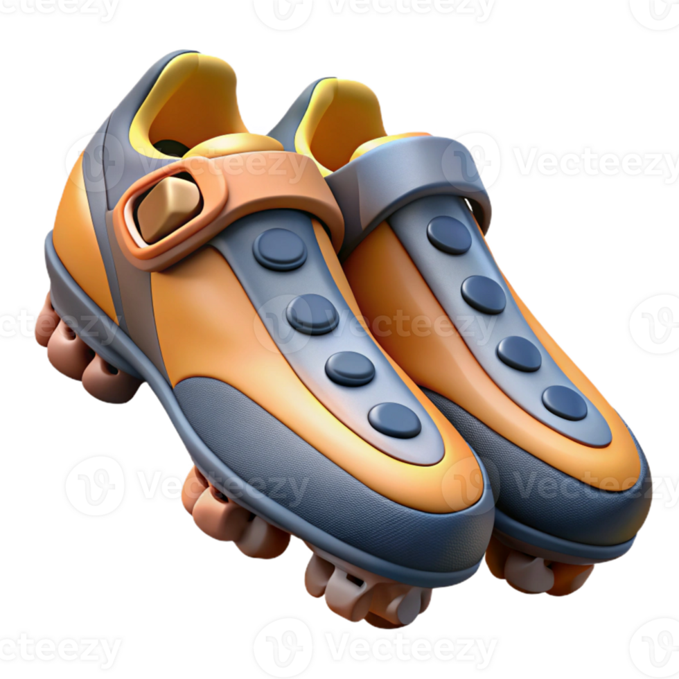 impressive abstract Cycling Shoes Cleats Bottom View Cutout genuine png