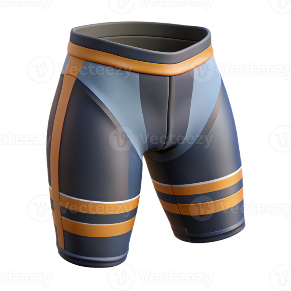 dramatic creative Cycling Shorts Reflective Stripes Side View Cutout png
