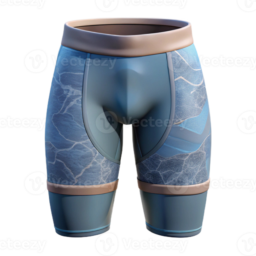 stunning abstract Cycling Shorts Padded Detail Transparent Background detailed png