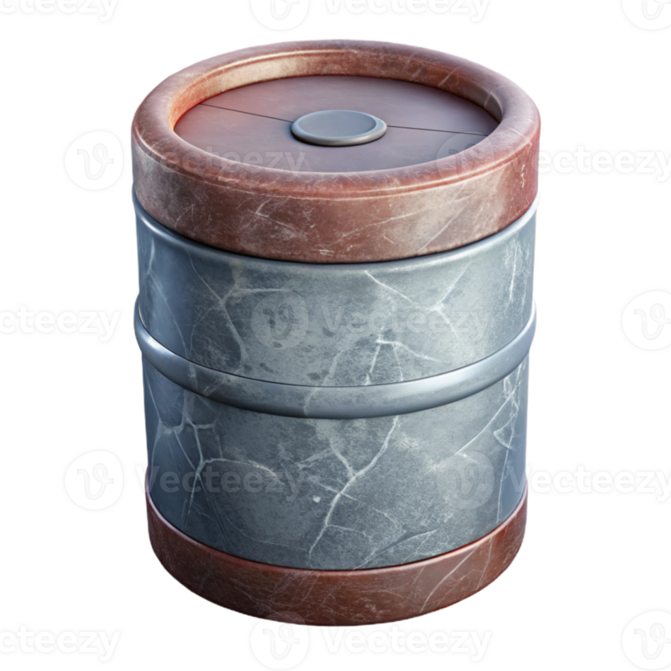 magnificent traditional Cylindrical Container with Tamper Evident Seal Isolated authentic png