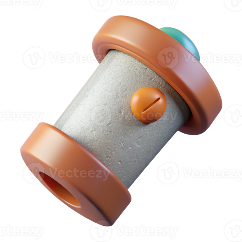 impressive classic Cylindrical Tube with Child Resistant Cap Transparent Background genuine png