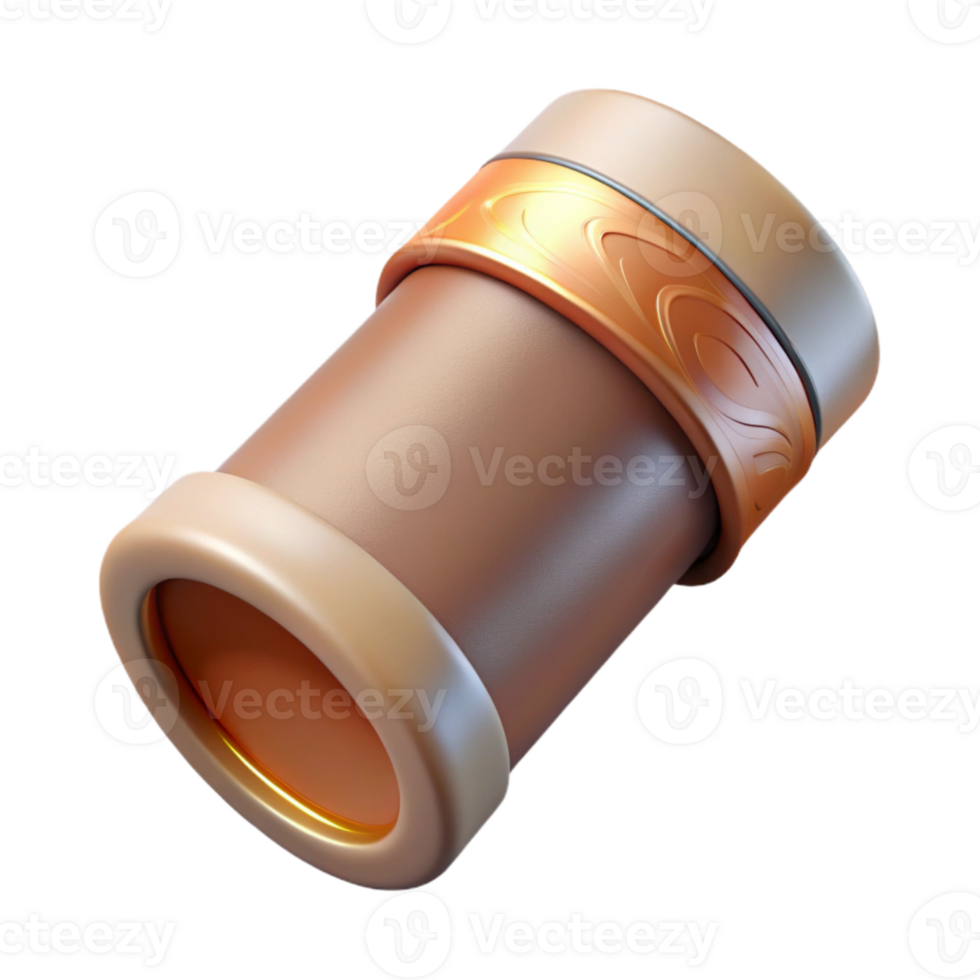vibrant modern Cylindrical Tube with Label Mockup Transparent Background detailed png