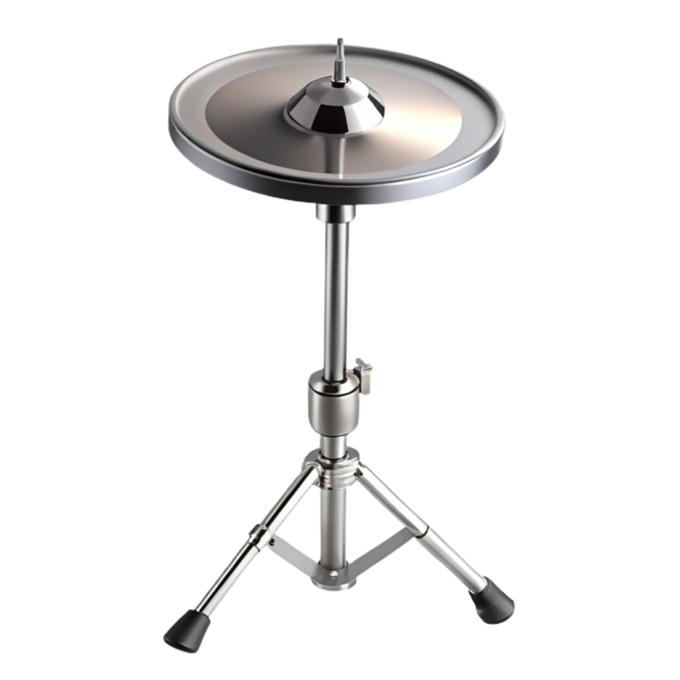 elegant creative Cymbal Stand Adjustable Height Isolated original png