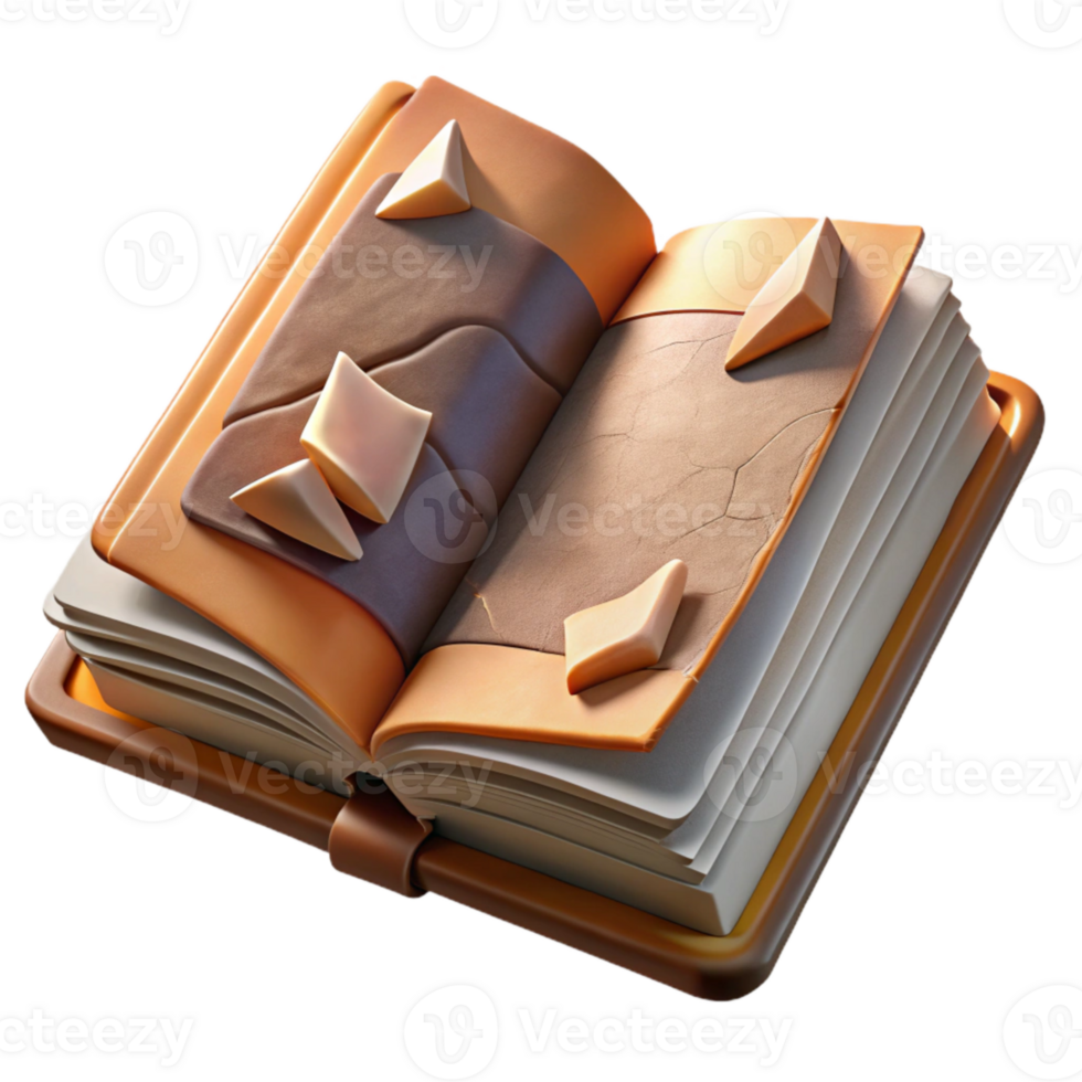 vibrant minimalist Damaged Book Page Repair Close Up Cutout high quality png