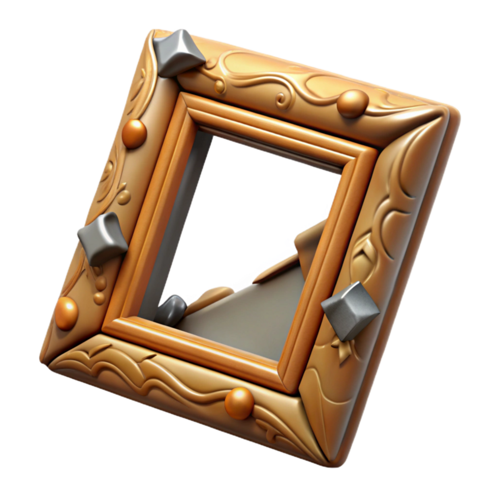 impressive classic Damaged Painting Frame Repair Woodworking Isolated exclusive png