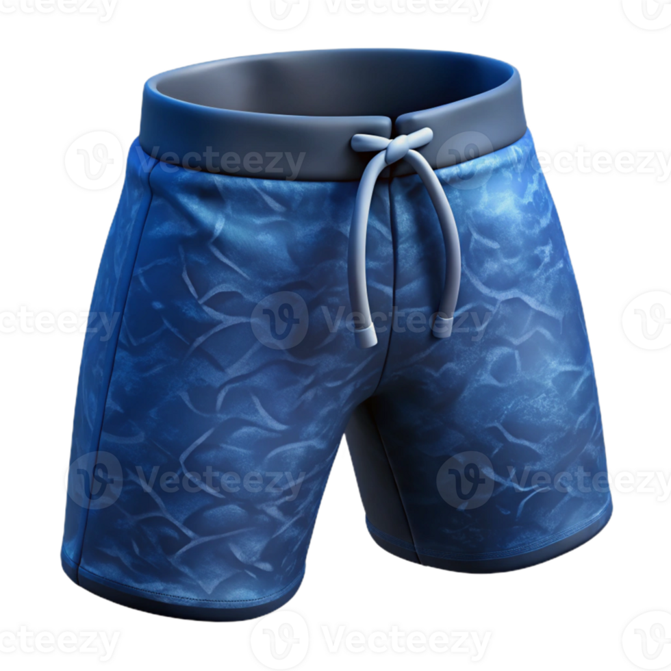 dramatic classic Dark Blue Swimming Trunks Isolated exclusive png
