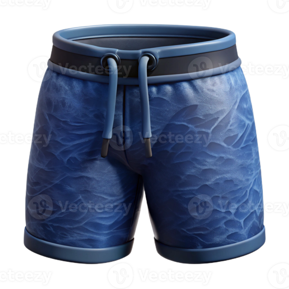 beautiful rustic Dark Blue Swimming Trunks Isolated authentic png