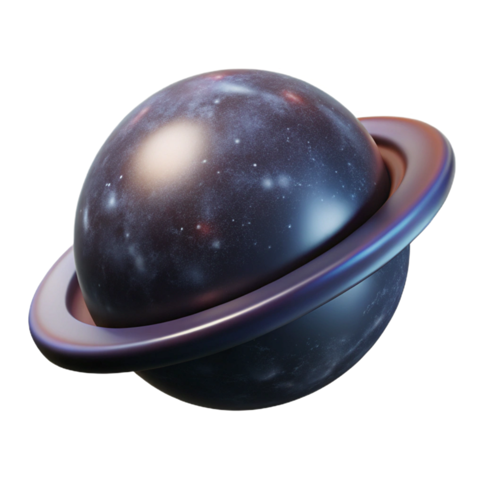 wonderful minimalist Dark Matter Halo Transparent Background with Gravitational Influence high quality png