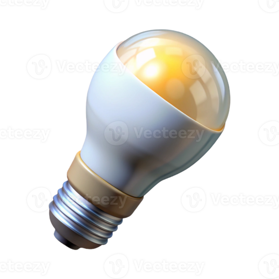 impressive modern Smart Bulb Soft White Light Transparent Background genuine png